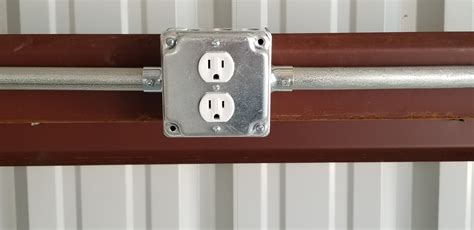 install metal electrical box at 1 2 inch|metal electrical box installation.